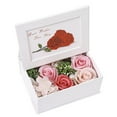 thumbnail image 1 of EIMELI Artificial Rose Soap Flowers Photo Frame Box Set Handmade Birthday Gift Decor, 1 of 8