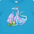 thumbnail image 4 of Inktastic Blue Easter Dragon with Painted Eggs Boys or Girls Baby T-Shirt, 4 of 5