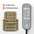 thumbnail image 6 of MCombo Dual Motor Power Lift Recliner Chair for Elderly People with Massage and Heat, Infinite Position, USB Ports, Cup Holders, Extended Footrest, Fabric 7890 Medium-Regular, Beige, 6 of 9