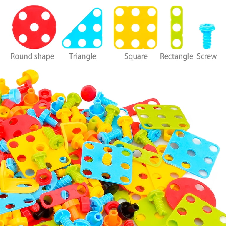 HANMUN Building Toys For 3 Year Old Boys, Kids Tool Set Building
