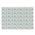 thumbnail image 1 of Doodle Cutting Board, Polar Bear Mom and Baby Creative Kids with Pyramids Moon Dots Playful Children, Decorative Tempered Glass Cutting and Serving Board, in 3 Sizes, by Ambesonne, 1 of 2