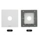 thumbnail image 3 of Ojal Pared Placa PC Decoración Pared Panel con 0.8 Pulgadas Cable Paso Única Salida Placa Montajes Blanco para Bajo-Voltaje Cables, 3 of 4