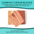 thumbnail image 2 of Cedar Blocks for Clothes Storage, Closets and Drawers - All Natural Moth Balls Alternative for Clothes Storage - Moth Repellant and Keep Clothes Smelling Fresh - 12 Pack, 2 of 3