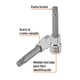 thumbnail image 2 of Dado punta corta bristol M12, cuadro 1/2', Truper, 2 of 4