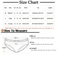 thumbnail image 2 of HomeGardon Panties for Women,Womens Underwear,Women Fashion Solid Color Mid-rise Breathable Leisure Briefs,M-XL, 2 of 5
