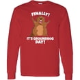 thumbnail image 3 of Inktastic Finally It's Groundhog Day Long Sleeve T-Shirt, 3 of 5