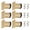 Gold, variant on Lerpwige 6Pcs Aluminum Alloys Bed Frame Legs Adjustable Height Furnitures Feet Bed Bottom Load-Bearing Bracket