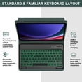 thumbnail image 4 of Funda de teclado SENGBIRCH para Samsung Galaxy Tab S9 Plus 12.4, 4 of 7