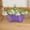 Purple, variant on Gmogad Stackable Strawberry Planting Pot with Three Petals, Plastic Vertical Garden Planter for Space Saving Cultivation, 3 Tier Stackable Pot for Strawberries and Vines