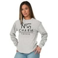 thumbnail image 3 of Number 51 Charm French Stylish Women Plus Size Long Sleeve Graphic Tee Brisco Brands 3X, 3 of 5