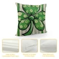 thumbnail image 4 of Nawypu  St Patricks Day Pillow Covers 18x18 Spring Farmhouse Decor Throw Pillow Covers Lucky Shamrock Decorations Throw Cushion Case for Home Decorations, 4 of 5