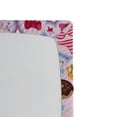 thumbnail image 3 of Ambesonne Fashion Emoji Fitted Sheet, Lady Hearts Flowers, King Size, Blush Hot Pink White, 3 of 3