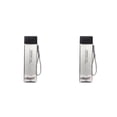 thumbnail image 2 of Botella de agua Bewildely Cuadrado de gran capacidad Negro transparente 2Conjunto, 2 of 6