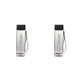 thumbnail image 3 of Botella de agua Yuarrent Contenedor de líquido 450 ml Gran capacidad Deportes Taza al aire libre 2piezas Negro transparente, 3 of 6