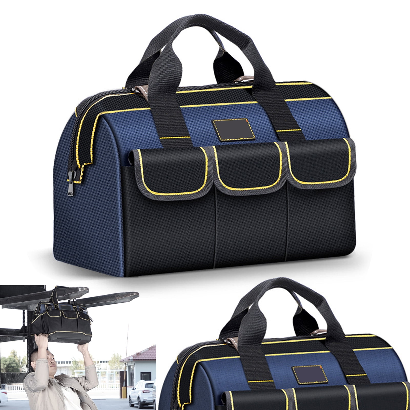 13/16/18in Large Capacity Tool Organizers Waterproof Tool Bag Oxford Cloth Tool Storage Bag for Workshops