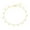 Gold Plated, variant on Bezel-Set Multi-Colored Rainbow Simulated Diamond CZ 9+1” Charm Anklet Rose Gold Plated Sterling Silver Summer Jewelry for Women or Teens