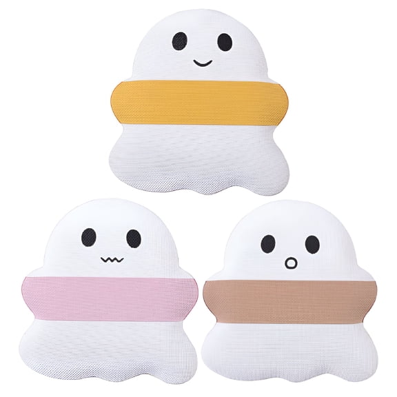 RAGUPEL 2026 New 3Pcs Mini Ghost Makeup Sponge Puffs for Foundation & Concealer for Makeup Application,Blending,Daily Use,Travel,Skincare.