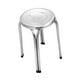 thumbnail image 3 of Taburete apilable multiusos, sillas de acero inoxidable, apilables, sin respaldo, de metal, para aulas, para interiores y exteriores. 30 centímetros, 3 of 8