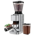 thumbnail image 1 of Conical Burr Coffee Grinder Electric, Espresso Coffee Bean Grinder for Home Use Adjustable 48 Grind Settings, 35s Precision Timer, Stainless Steel, A, 1 of 9