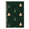 thumbnail image 7 of FORMRS 1-Subject Spiral Notebook 8" x 5" College Ruled 60 Refillable Sheet A5 Hard Cover, 2 Pack, Pink Christmas Trees, 7 of 7