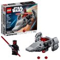 thumbnail image 1 of LEGO Star Wars Sith Infiltrator Microfighter 75224 Toy Building Kit (92 Pieces), 1 of 5