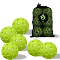 SIISLL 6-Pack Premium Pickleball Balls – 40-Hole Design for Indoor & Outdoor Play, Tournament-Grade Pickleballs with Carry Bag, High Bounce, True Flight & Perfect Balance.