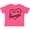 Vintage Hot Pink, variant on Inktastic I Love My Grandpa in Black Chalk Heart Boys or Girls Toddler T-Shirt