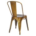 thumbnail image 4 of Bristow Armless Chair in Brushed Copper Finish 2 Pack, 4 of 5