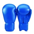 thumbnail image 3 of Vsenkes Adult Boxing Gloves PU Leather Breathable for Kickboxing Muay Thai Taekwondo Blue, 3 of 9