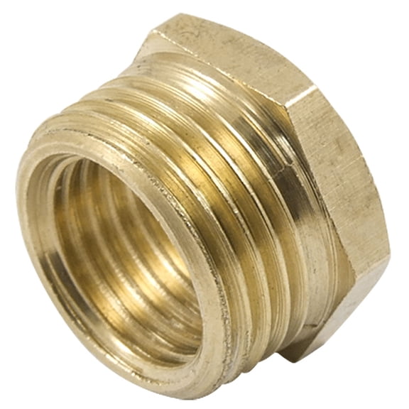 Unique Bargains 5/8" Male to 15/32" Female Hydraulic Hex Head Bushing Connector