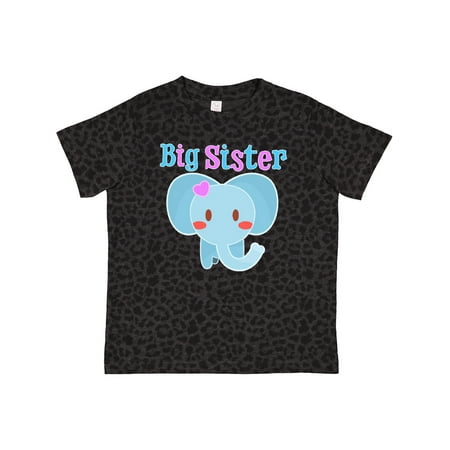 

Inktastic Big Sister Elephant Gift Toddler Toddler Girl T-Shirt