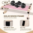 thumbnail image 4 of Cat Window Perch for Indoor, Cat Window Hammock Window Perch, Safety Cat Shelves Space Saving Window Mounted Cat Seat (Pink), 4 of 8