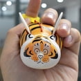 thumbnail image 4 of Cartoon Keychain High Durability Adorable Appearance Plastic Lovely Tiger Doll Pendant with Fly Wings Keychain for Kids, 4 of 10