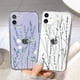 thumbnail image 5 of Funda transparente con flores para iPhone 14 Pro, iPhone 15 Pro, 13, 11, 12, 16 Pro Max, Xr, Xs Max, 7, 8 Plus, 12, 13 Mini, SE 2, 5 of 5