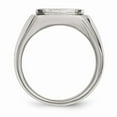 thumbnail image 2 of Stainless Steel Polished Black Enameled Ring Size: 10; for Adults and Teens; for Women and Men, 2 of 7