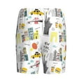 thumbnail image 7 of Daiia New York Mens Woven Stretch Pajama Short,Short Pajama Pants-Large, 7 of 7