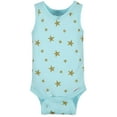 Gerber Baby Girl Tank Onesies Bodysuits, 4pk