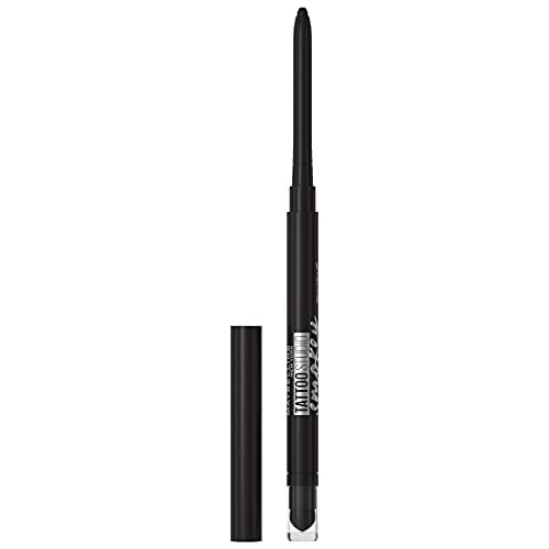 Lápiz Delineador en Gel Mecánico Maybelline TattooStudio a Prueba de Agua Negro Ahumado