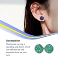 thumbnail image 4 of 1 par de pendientes de tuerca de acero inoxidable para mujer, regalos para novias y madres, accesorio de joyería para celebración de compromiso Ropa, zapatos y accesorios Miscelánea Tipo 2 Sonducket AP011021-02, 4 of 6