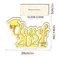 thumbnail image 3 of Desktop Decor Graduation Season Ornaments Dining Room Table Decor Woodsy Decor 2024 Graduation Table Ornaments 2024 Grade Table Center Grad Season Decor Grad Party, 3 of 4