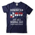 thumbnail image 4 of Mens Dominican T-shirt Dominican Dad Shirt Funny Dad Tee Father's Day Gift For Dad Father Daddy (X-Large Military Green), 4 of 6