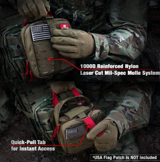 ACETAC Gear First Aid Pouch Rip-Away IFAK Tactical Utility Pouch for Outdoor Activities Medical pouch