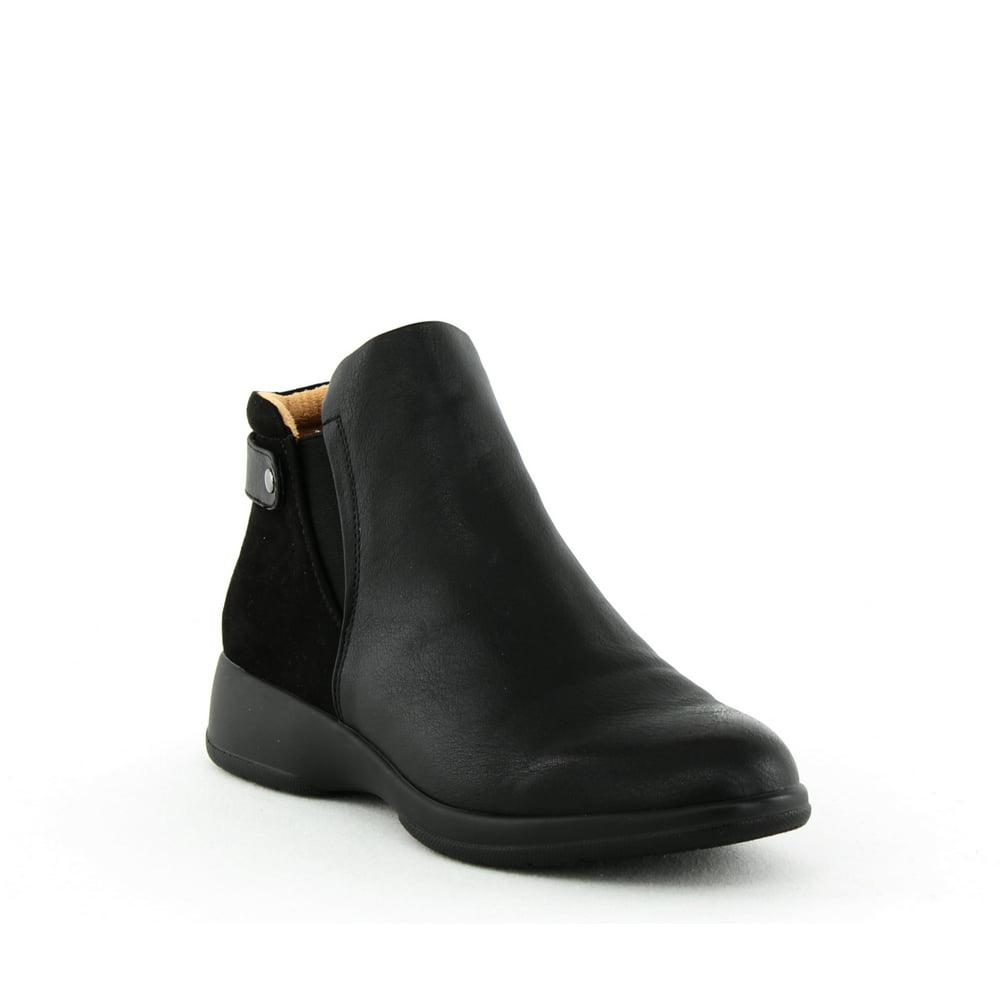 Naturalizer - Naturalizer | Barita Wide Flat Ankle Boots | Black | Size ...