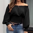 thumbnail image 2 of Women's Top, Off Shoulder Blouse, Versatile Off Shoulder Blouse, Best in Class, 2 of 6