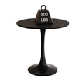 thumbnail image 6 of GZXS Modern Round Pedestal Table in Black, 23.6" Dia Compact MDF Dining Table w/ Metal Base, Multi-Use for Kitchen, Living Room, or Office, Easy Assembly, 6 of 9