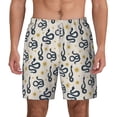thumbnail image 3 of Uemuo Snake Pattern Mens Swim Trunks Quick Dry Board Shorts with Mesh Lining, Stretch Beach Shorts Quick Dry No-Chafing Board Shorts-Large, 3 of 9