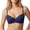 Blue-purple, variant on Women’s Sexy Lace Bra Underwire Non Padded Full Coverage Unlined Plus Size Bralette,Elephant gray,32D