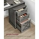 thumbnail image 3 of Archivador VASAGLE con soporte para impresora de 3 cajones, gris, 3 of 6