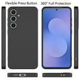 thumbnail image 3 of Silicone Case for Samsung Galaxy S25 FE, Takfox Durable and Stylish Drop Tested Soft Silicone Gel Rubber Slim Fit Shockproof Protection Phone Cover for Samsung Galaxy S25 FE 5G,Black, 3 of 10