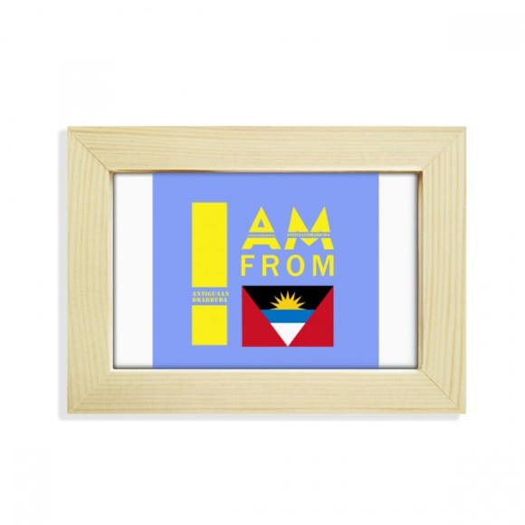 I Am From Antigua And Barbuda Desktop Decorate Photo Frame Picture Art Painting 5x7 inch
